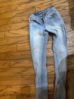 Wallflower Pale Blue Skinny Jeans